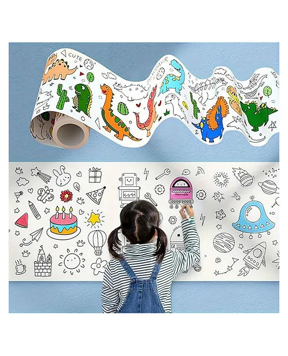 10 Feet Multipurpose Coloring Paper Roll for kids