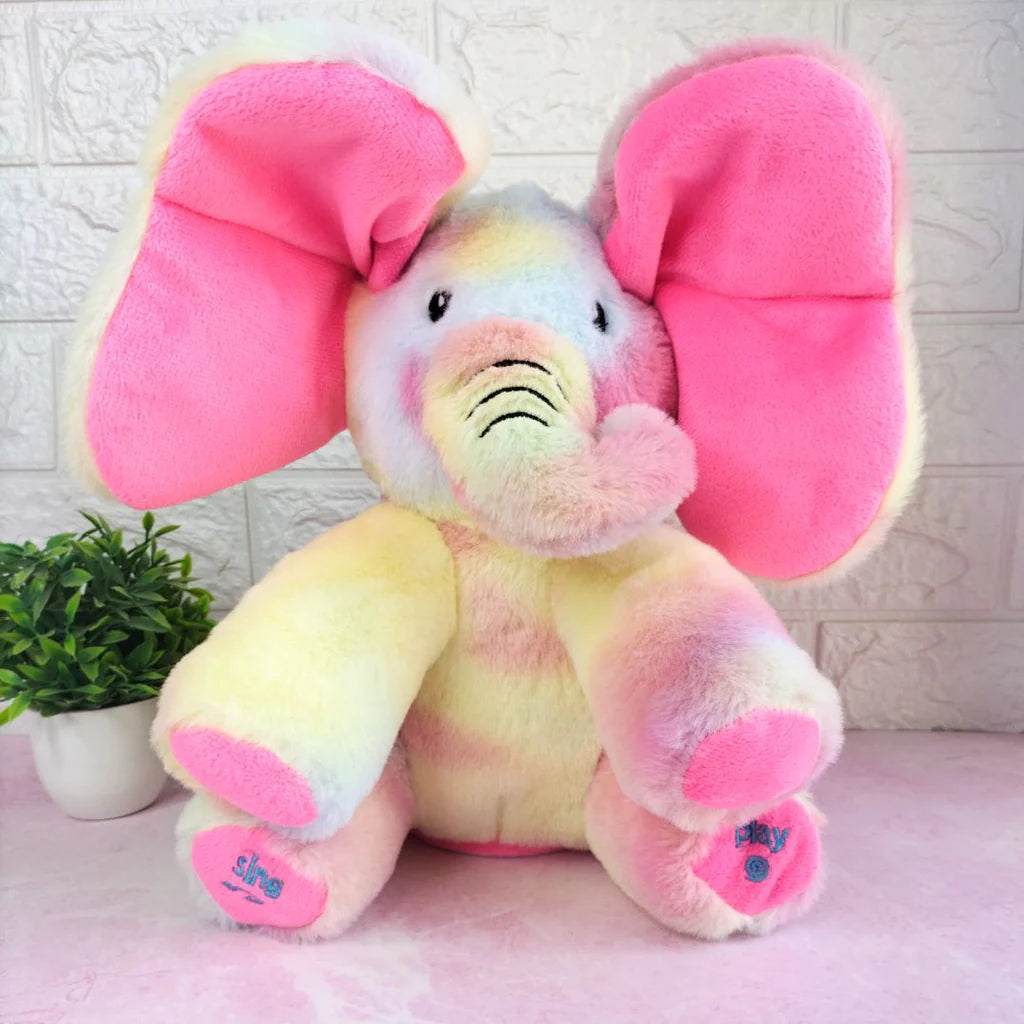 Interactive Pee-ka-boo Elephant Plush toy
