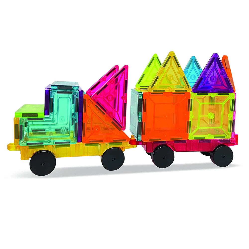 32 piece Magnetic tiles Building blocks (3D Clear Educational STEM Toys)