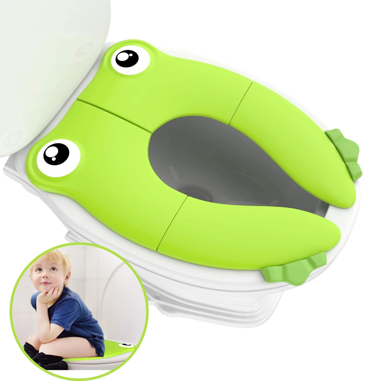Portable Potty Training Seat for Kids - Non Slip Silicone Pads