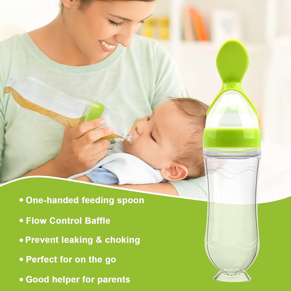 Premium First Feed Soft Silicone Baby Food Feeder