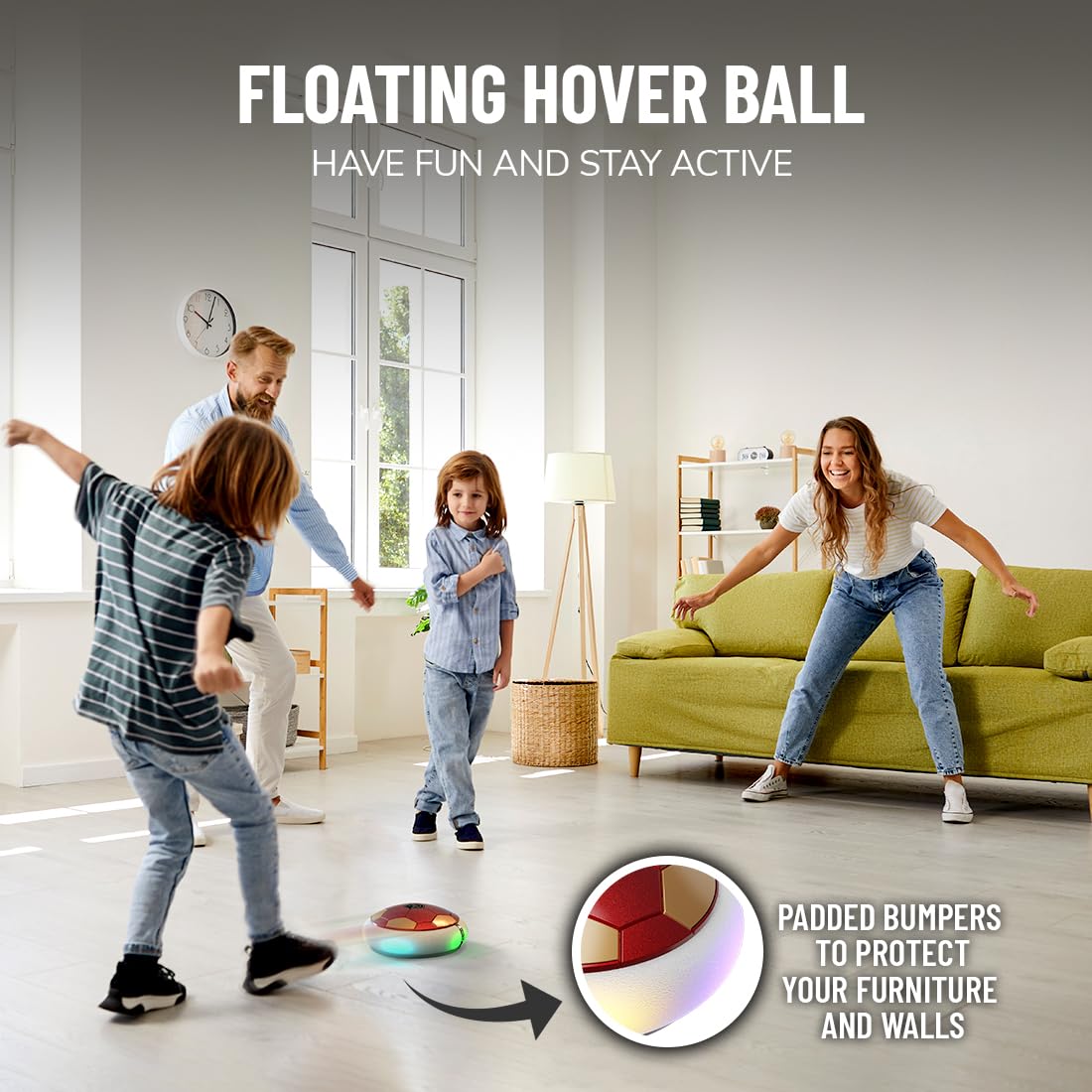 Hovering Football - Indoor Floating soccer ball