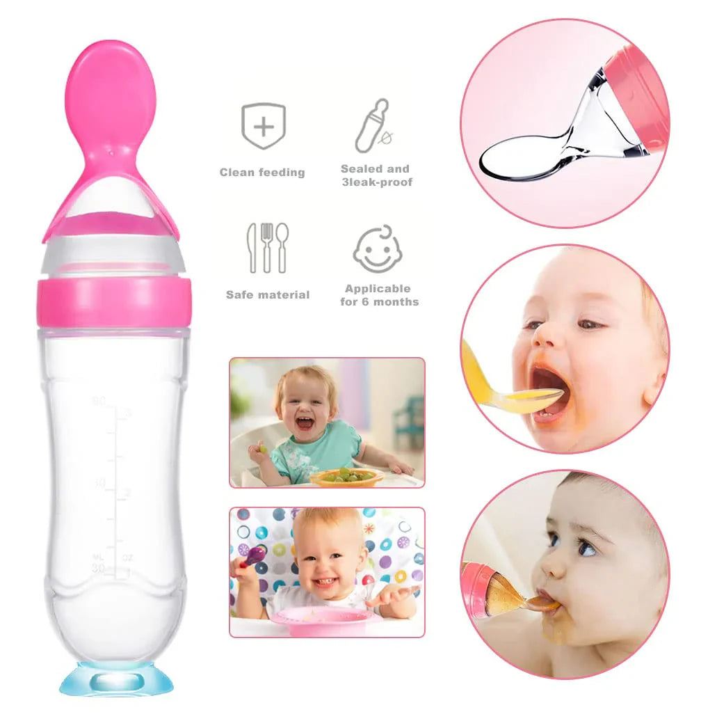 Premium First Feed Soft Silicone Baby Food Feeder