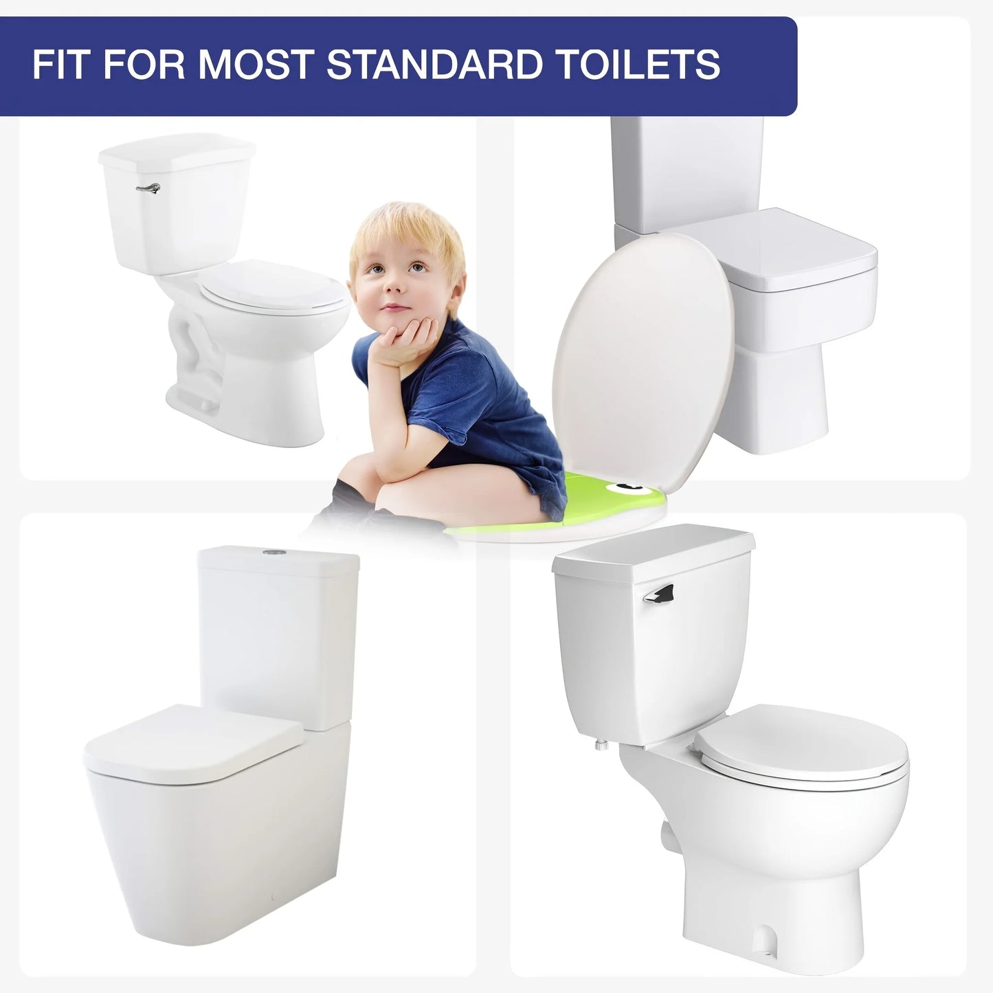 Portable Potty Training Seat for Kids - Non Slip Silicone Pads