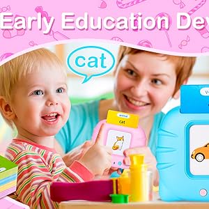 Talking Flash Cards - Montessori Toys Flash Cards (220+ words)