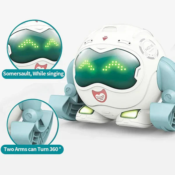 Tumbling Robot Musical Toy for Kids
