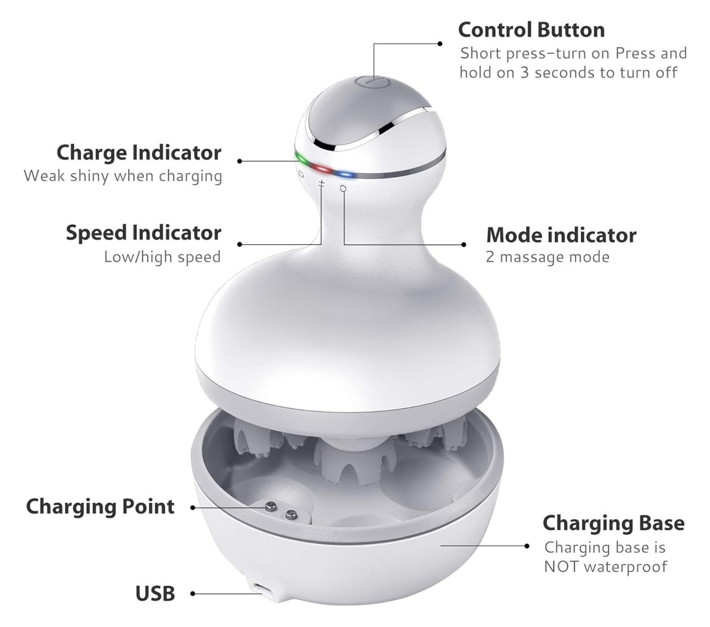 Tresséa X - Cordless Scalp Massager