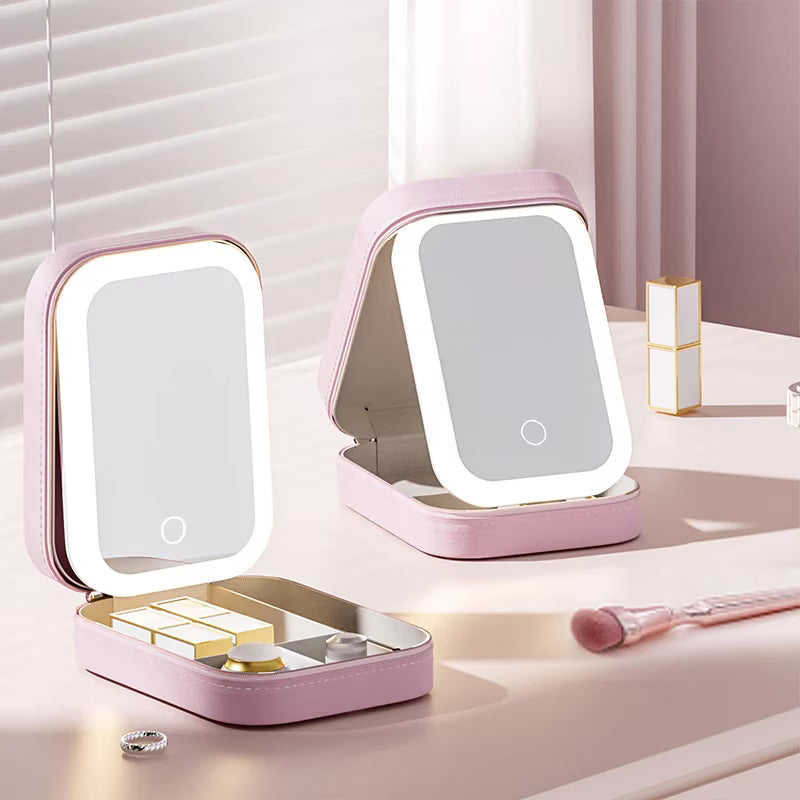 Vogue Vanity - Compact LED Mirror Makeup Box