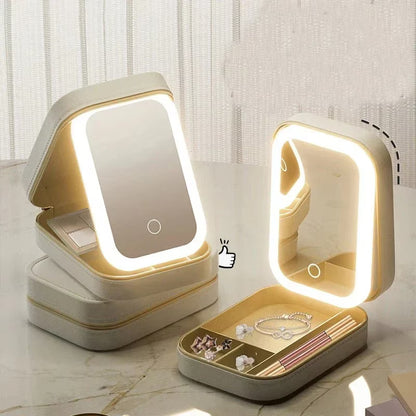 Vogue Vanity - Compact LED Mirror Makeup Box