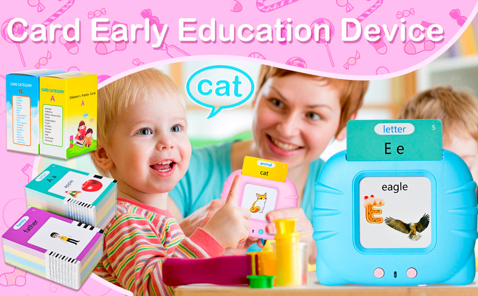Talking Flash Cards - Montessori Toys Flash Cards (220+ words)