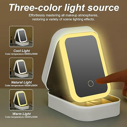 Vogue Vanity - Compact LED Mirror Makeup Box