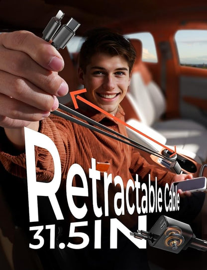 ZapCord 30w - Retractable car charger