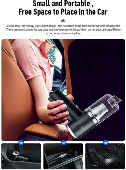 Portable Air Duster Wireless Car Vacuum Cleaner