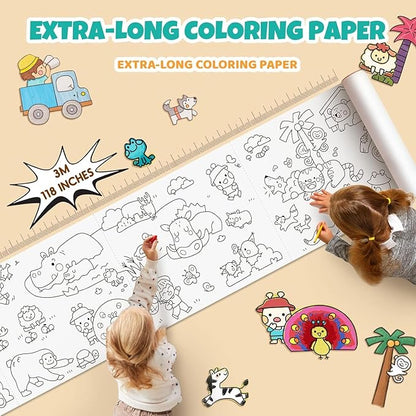 10 Feet Multipurpose Coloring Paper Roll for kids
