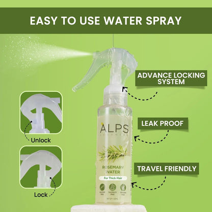 Alps Goodness Rosemary Water Hairspray for Hair growth - Pack of 3 (100 ml each)