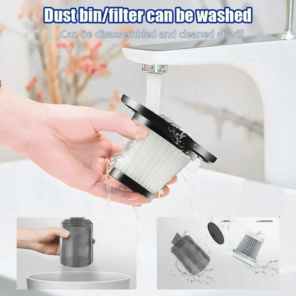 Portable Air Duster Wireless Car Vacuum Cleaner