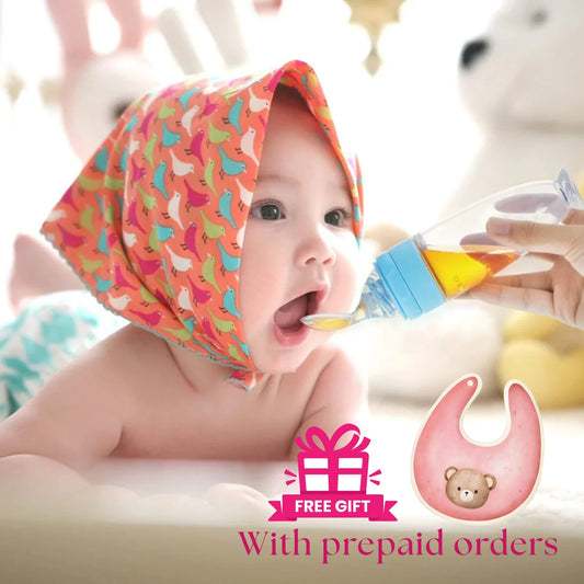 Premium First Feed Soft Silicone Baby Food Feeder